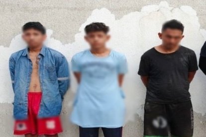 Los implicados fueron aprehendidos durante varios allamientos