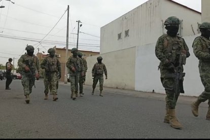 El Bloque de Seguridad intervino en urbanización de La Aurora, Daule.