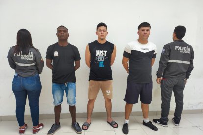 Los detenidos en Pascuales.