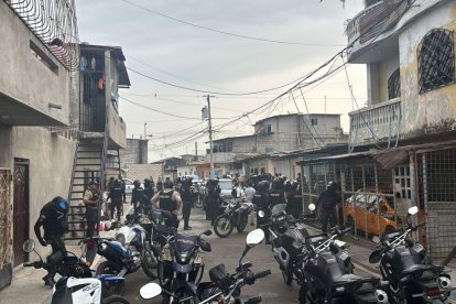 Durante el operativo se allanaron varias viviendas, ubicadas en el sur de Guayaquil.