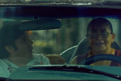 Amparo Guillén y Víctor Aráuz en la película Víctor presidente