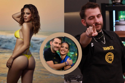 La Miss Ecuador Delaty Stoffers y el cantante Johnta participan en MasterChef Celebrity Ecuador