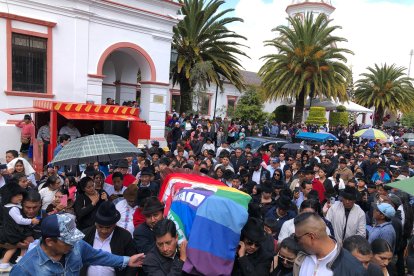 El sepelio se desarrollaba en el cantón Pujilí, en la provincia de Cotopaxi.