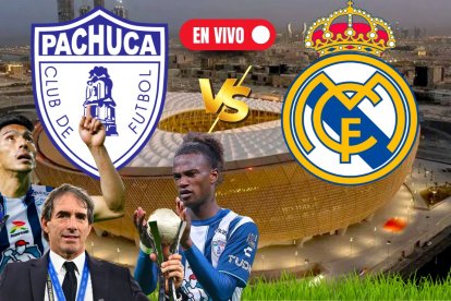 Pachuca vs Real Madrid por la final de la Copa Intercontinental.