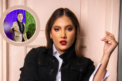 Gigi Mieles y en el círculo Álex Vizuete