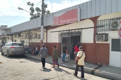 El guardia del municipio fue llevado al hospital de la localidad.