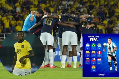 Ecuador se ubica en el puesto 24 de la FIFA