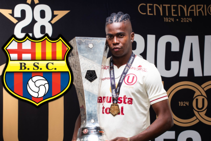 Segundo Portocarrero, extremo ecuatoriano.