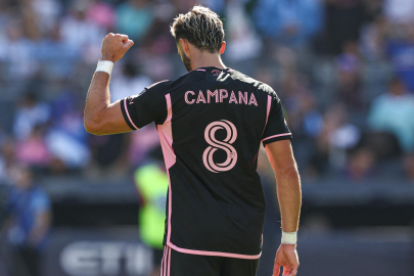 El delantero Leonardo Campana (c) estuvo 3 temporadas con Inter Miami