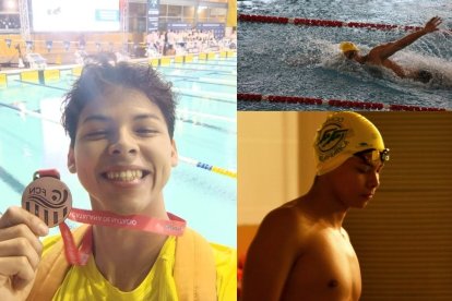 Jeremy Menoscal en el 2022 fue campeón Mundial de natación con aletas.