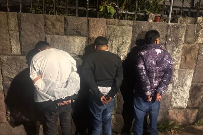 Los sujetos estaban armados.