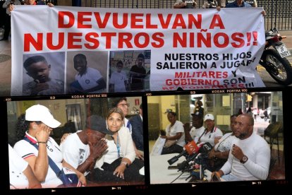 Padre de los menores de edad exigen justicia ante la desaparición de sus hijos.