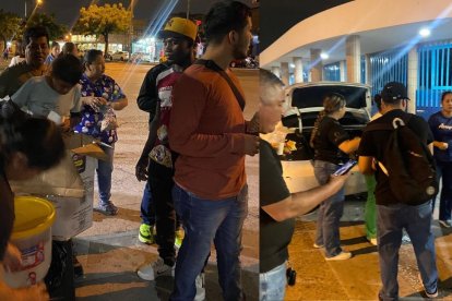 Actos de solidaridad de ecuatorianos de buen corazón.