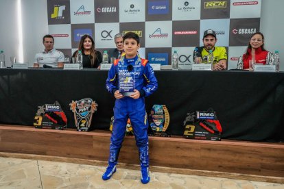 Julián RIvera piloto campeón de Karting