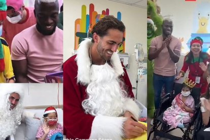 Enner Valencia y Leonardo Campana en Solca.