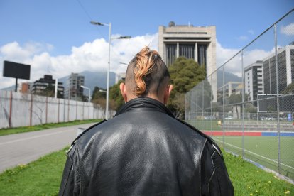 Una de las marcas que le dejó el ataque que sufrió.