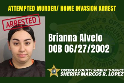 La mujer se encuentra arrestada en la cárcel del condado de Osceola.