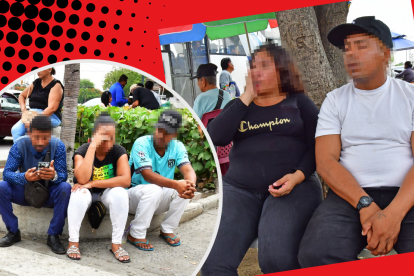 Familiares de los dos menores acudieron al Laboratorio de Criminalística y Ciencias Forenses de Guayaquil.