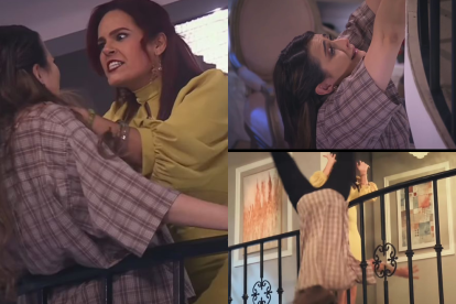 Escena final de la novela Los García, primera temporada