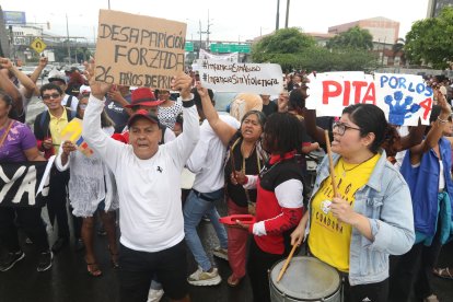 El 31 de enero del 2024 hubo un plantón por el caso de los menores desaparecidos.