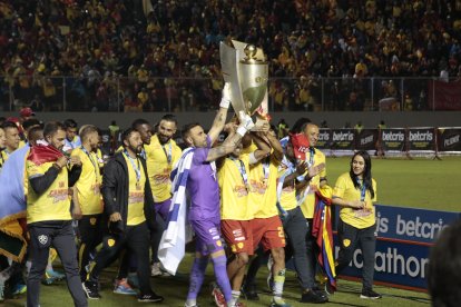 Aucas ganó su primer título en 2022, un éxito que le generó líos con los jugadores que llegaron hasta FIFA.