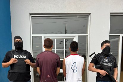 Los menores fueron detenidos y puestos a las órdenes de las autoridades.