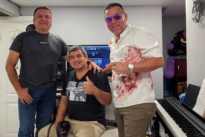 Juan Carlos Córdova, Carlos Cedeño y Xavier Enrique