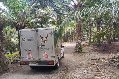 Agentes de Criminalística levantaron el cadáver en Quinsaloma.