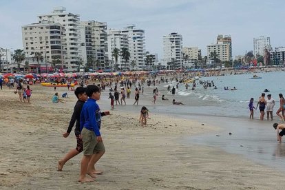 Así lució Salinas la mañana de este viernes en su tercer día de feriado por inicio de año 2025.