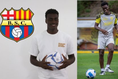 Álex Rangel defensa de Barcelona, va por su segunda temporada.