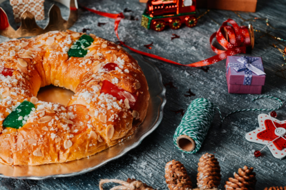 La Rosca de Reyes, tradición del Día de Reyes.