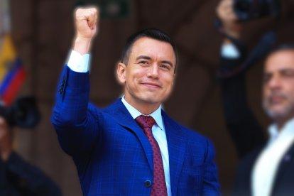 Daniel Noboa dejará temporalmente la Presidencia de su vicepresidenta encargada, Cytnhia Gellibert.