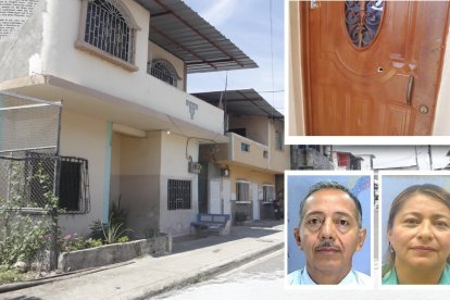 Los esposos fueron asesinados en la planta baja de esta vivienda.