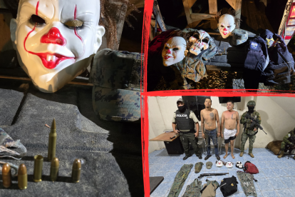 Los aprehendidos y las evidencias fueron presentadas a las autoridades competentes.