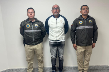 El exalcalde de Durán, Dalton Narváez, fue detenido en Bogotá, Colombia.