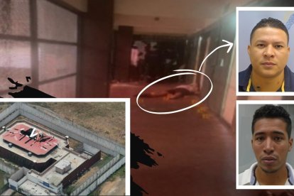 Freddy Mendoza fue atacado a balazos dentro de La Roca. Su cuerpo quedó junto a la celda 10.