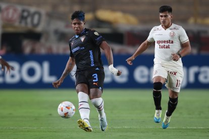 Richard Mina es titular fijo en la defensa de Liga de Quito.