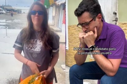 Mónica Palacios (i) y Andrés Guschmer.