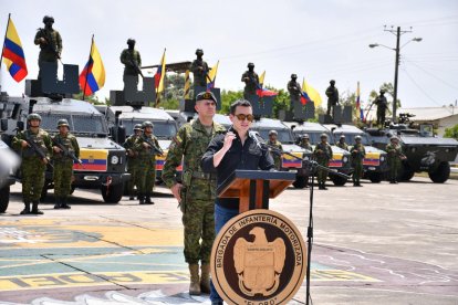 Daniel Noboa, en su última visita a Machala.