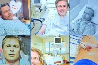 Supuestas imágenes del actor enviadas a la mujer.