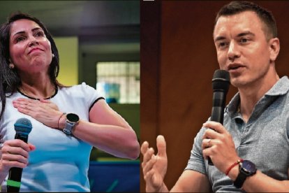 Luisa González es la carta del correísmo para volver al poder; y Daniel Noboa espera continuar en gobernando al país.