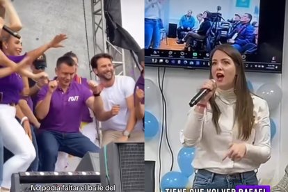 Daniel Noboa 'zapateó' en Santo Domingo; y Mónica Palacios pide que vuelva el 'Mashi'.