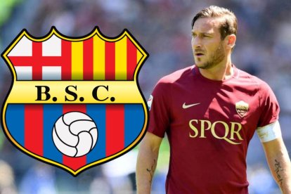 Francesco Totti la estrella de Italia para la Noche Amarilla.