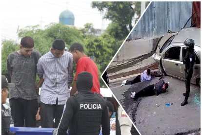 Los sospechosos detenidos son dos adultos y un menor de edad. No pasan de los 20 años.