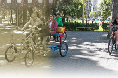 Abuelos, padres e hijos comparten juntos los espacios de El Ejido. Disfrutar de este parque es una tradición para las familias capitalinas.