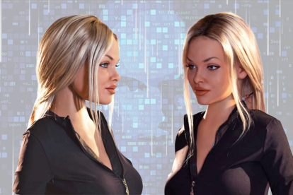 Aria puede personalizarse. Puedes pedir el color de piel, ojos, cabello... ya también puedes pedirlo masculino.