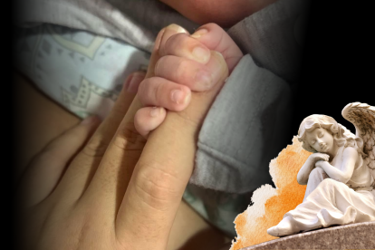 Una de las imágenes  de un tierno momento entre la madre y su bebé.