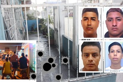 En este lugar se produjo la muerte de los cuatro hombres.