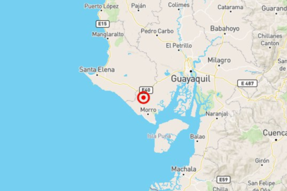 Este 21 de enero se reportó un sismo en la provincia de Guayas.