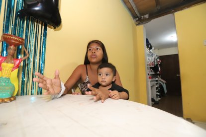 Edith todavía se encuentra preocupada por sus pequeños.